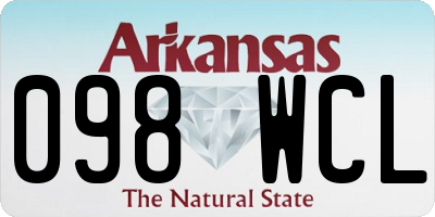 AR license plate 098WCL