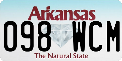 AR license plate 098WCM