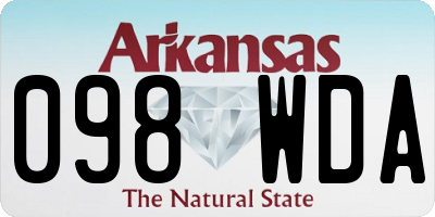 AR license plate 098WDA