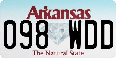 AR license plate 098WDD