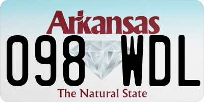 AR license plate 098WDL