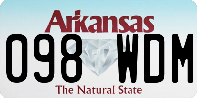 AR license plate 098WDM