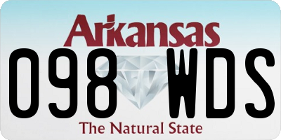 AR license plate 098WDS