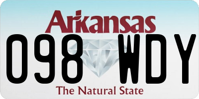 AR license plate 098WDY