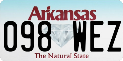 AR license plate 098WEZ