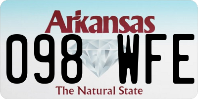 AR license plate 098WFE