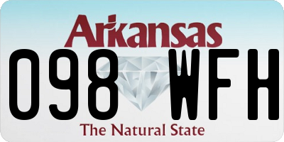 AR license plate 098WFH