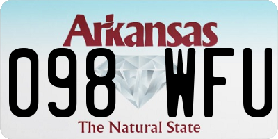 AR license plate 098WFU