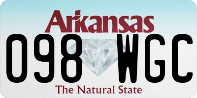 AR license plate 098WGC