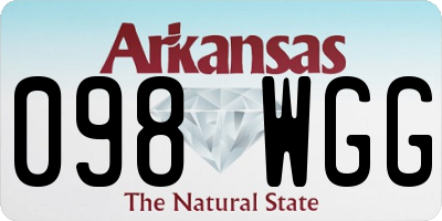 AR license plate 098WGG