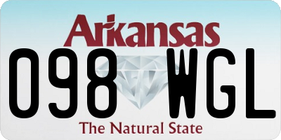 AR license plate 098WGL