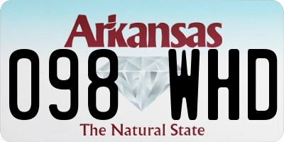 AR license plate 098WHD