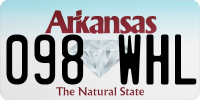 AR license plate 098WHL
