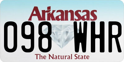 AR license plate 098WHR