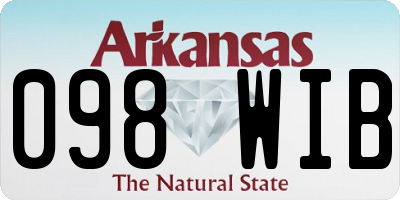 AR license plate 098WIB