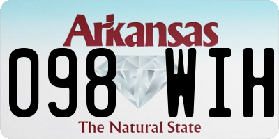 AR license plate 098WIH