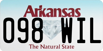 AR license plate 098WIL