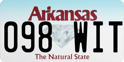AR license plate 098WIT
