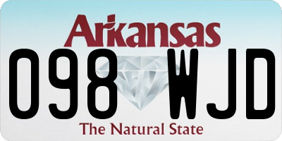 AR license plate 098WJD