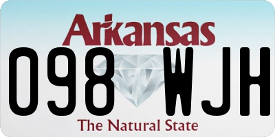 AR license plate 098WJH