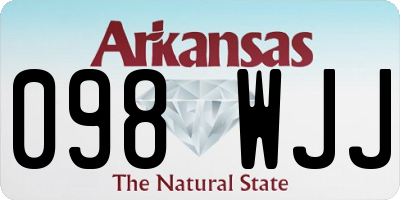 AR license plate 098WJJ