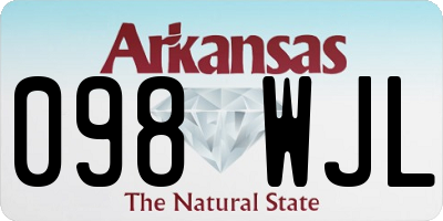 AR license plate 098WJL