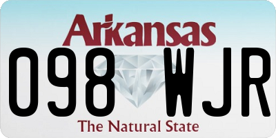 AR license plate 098WJR