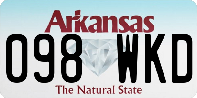 AR license plate 098WKD