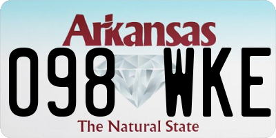 AR license plate 098WKE