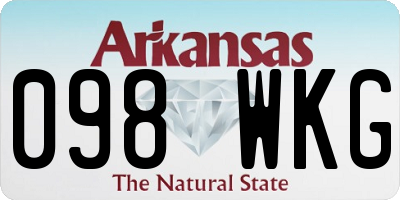 AR license plate 098WKG