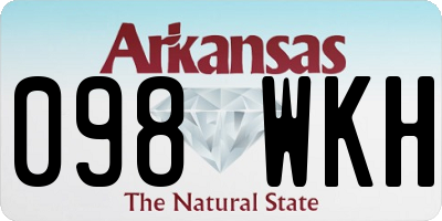 AR license plate 098WKH