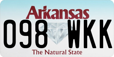 AR license plate 098WKK