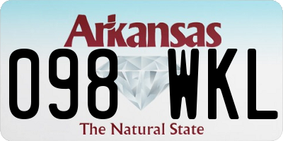 AR license plate 098WKL