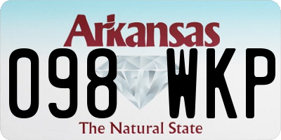 AR license plate 098WKP