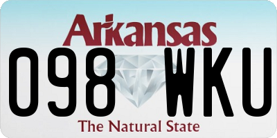 AR license plate 098WKU