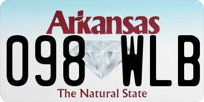 AR license plate 098WLB