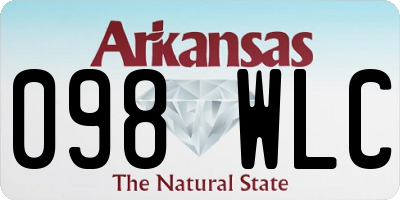 AR license plate 098WLC