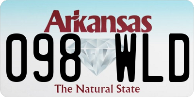 AR license plate 098WLD