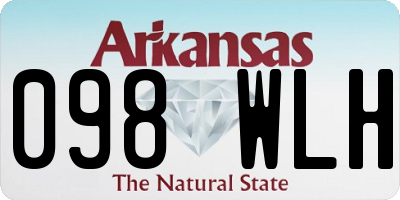 AR license plate 098WLH