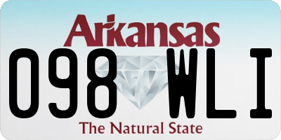 AR license plate 098WLI