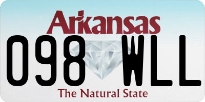 AR license plate 098WLL