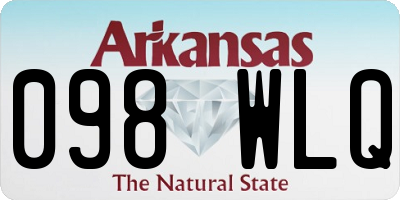 AR license plate 098WLQ
