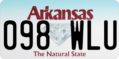 AR license plate 098WLU