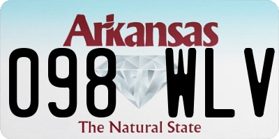 AR license plate 098WLV