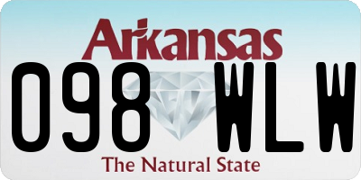 AR license plate 098WLW