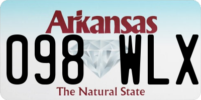 AR license plate 098WLX