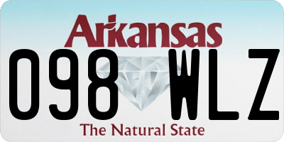AR license plate 098WLZ