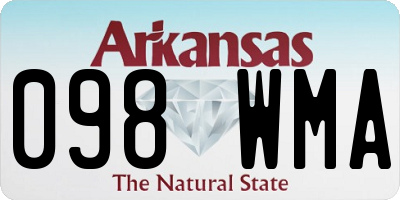 AR license plate 098WMA
