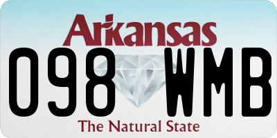 AR license plate 098WMB