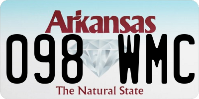 AR license plate 098WMC